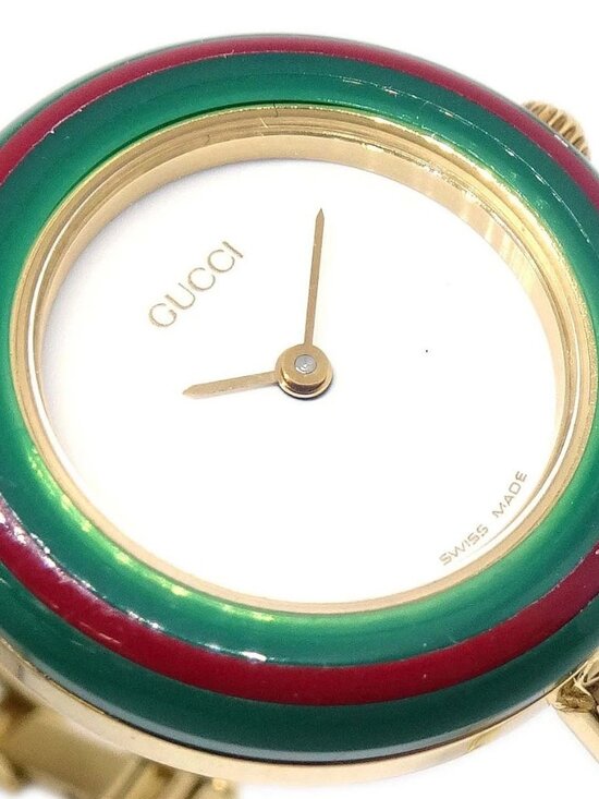 Gucci 11/12.2 Change Bezel Chameleon Quartz Watch SS 178209 main image 4